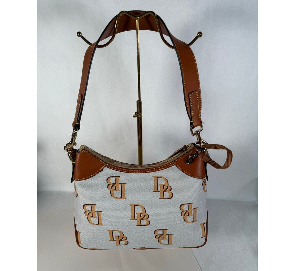 Dooney & Bourke Monogram Small Hobo Shoulder Handbag NWT MSRP $298